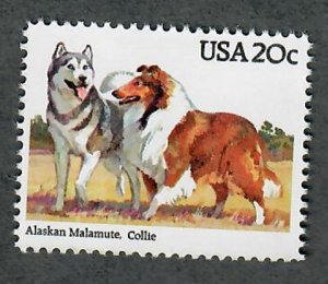 2100 Dogs MNH single