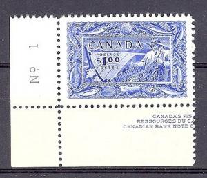 Canada #302  Plate Block single VF NH - Lakeshore Philate...