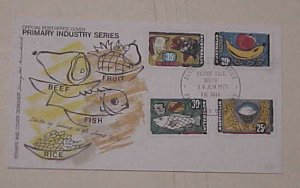 AUSTRALIA  FDC   INDUSTRY 1972 PASCOE CAT.$40.00 CACHET UNADDRESSED