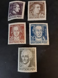 +German Democratic Rep. #10NB6-10NB9       MNH