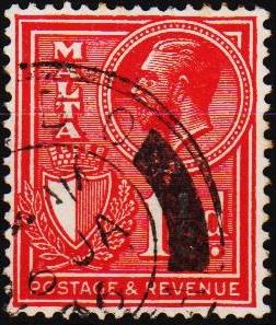 Malta. 1930  1 1/2d S.G.196  Fine Used