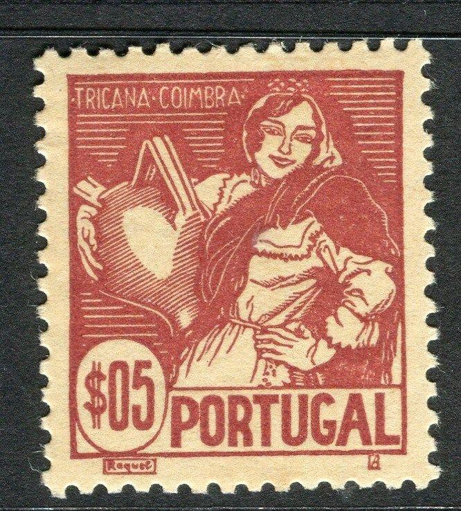 PORTUGAL;   1941 early Costumes issue fine Mint hinged 5c. value