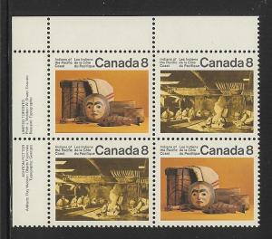 Canada MNH Plate Block Unitrade.# 571a