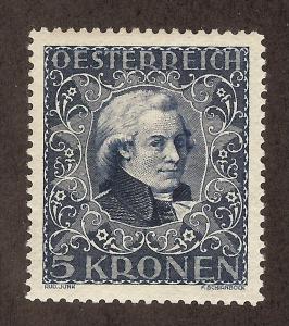 AUSTRIA SC# B51 VF LH 1922   CV $ 1.25