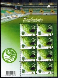 Portugal 2006 Benfica Sporting + Porto Mini Sheets MNH