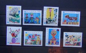 Poland 1971 25th Anniversary of Unicef Children's Drawings set MNH