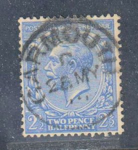 Great Britain,  King George V,  2 1/2p  (SC# 163) Used