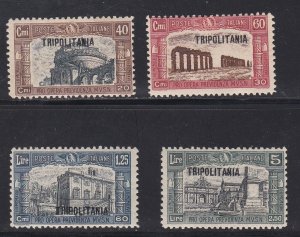 Tripolitania # B19-22, Architecture, Mint Hinged, 1/2 Cat.