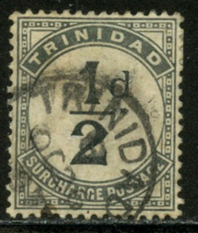 TRINIDAD Sc#J1 1885 ½p Postage Due Stamp