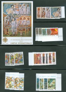 Vatican City 1990 Compete MNH Year Set