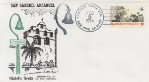 1974 San Jose CA Philatelic Fiesta - San Gabriel Arcangel