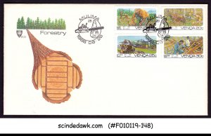 VENDA - 1986 FORESTRY - 4V -  FDC