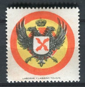 SPAIN 1930s early CIVIL WAR issue Mint Hinged Pictorial stamp