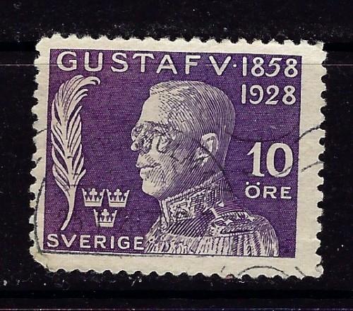 Sweden B33 Used 1928 Issue some corner rounding