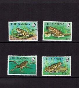 Gambia: 1982, Frogs, MNH set