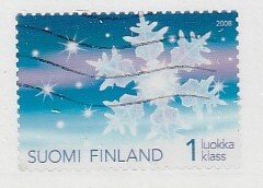 2008 Finland - Sc 1324 - used VF - 1 single - Snowflake