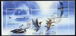 Booklet - Finland 1993 Water Birds 11m50 booklet complete...