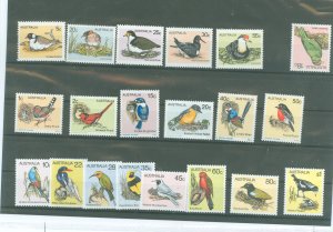 Australia  #682/768  Single (Complete Set)