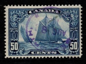 CANADA SG284 1929 50c BLUE FINE USED