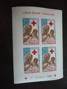 Stamps - Togo - Scott# B12a,B13a,B14a - Mint Hinged Souvenir Sheet Set of 3