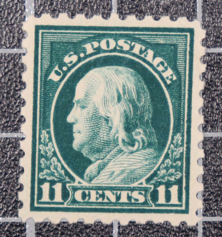 Scott 434 - 11 Cents Franklin - OG MH - PSAG Cert 95 - SCV - $75.00