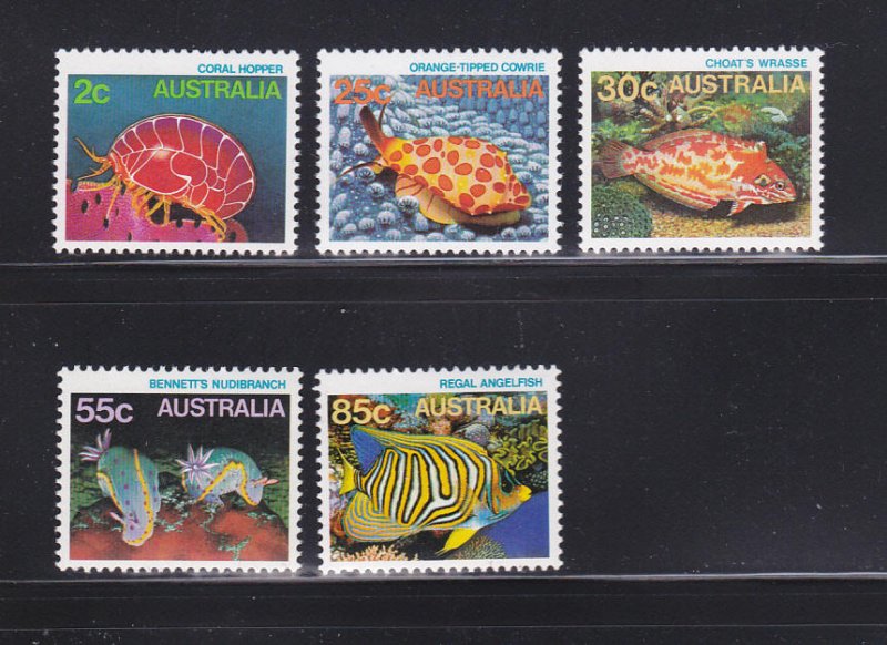 Australia 902, 907-908, 913, 918 MNH Marine Life (C)