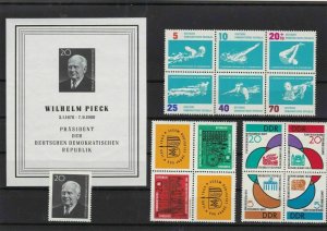 Germany DDR mounted mint Stamps Ref 14788