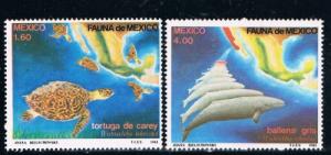 Mexico 1281-82 Set Unused Sea Life (M0075)