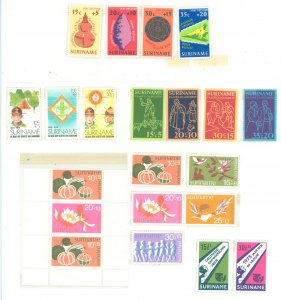 Surinam #B208-B225  Single (Complete Set)