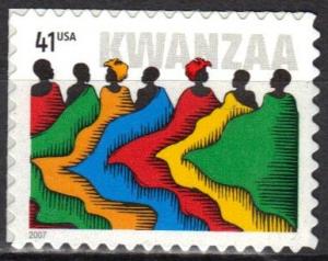 #4220, Single. \Kwanzaa\. MNH. 41 cent