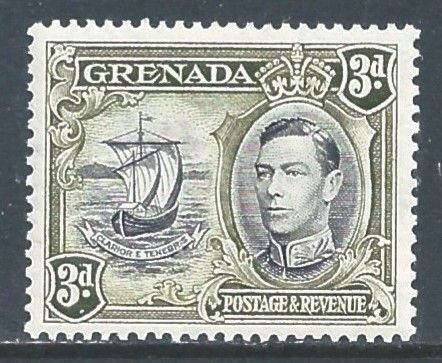 Grenada #137a MH 3p Seal of the Colony - Perf 13 1/2 x 12 1/2