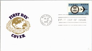 Canal Zone, Worldwide First Day Cover