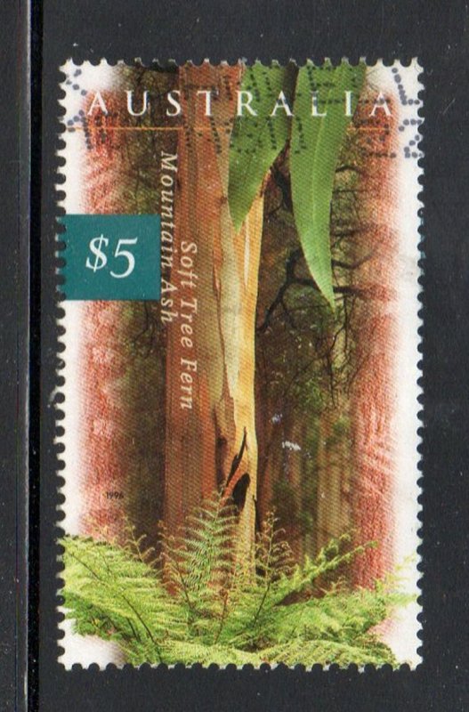 Australia Sc 1534 1996 $5 Mountain Ash stamp used