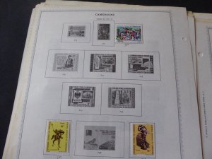 Cameroun 1916-1982 Stamp Collection on Album Pages