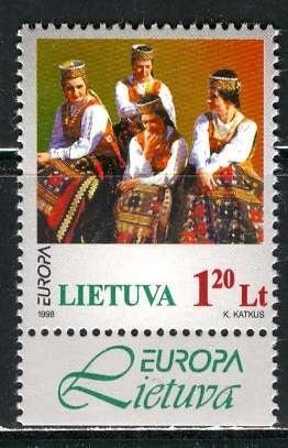Lithuania 1998: Sc. # 598; MNH Cpl. Set