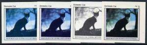 Equatorial Guinea 1976 Cats EK3 (Domestic Cat) set of 4 i...