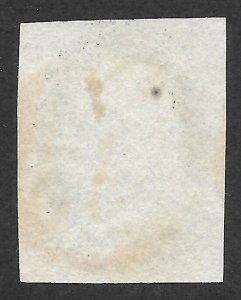 Doyle's_Stamps: Nicely Centered Used 1852 Franklin Imperf Scott #9