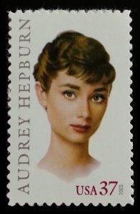 2003 37c Audrey Hepburn, Legends of Hollywood Scott 3786 Mint F/VF NH