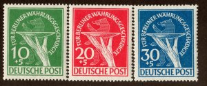 Germany Michel 9NB1-9NB3 Mint never hinged.
