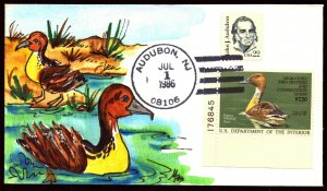 Scott RW53 $7.50 Duck Stamp Melissa Fox Hand Painted FDC 9 Of 11