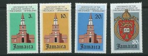 JAMAICA SG328/31 1971 CENTENARY OF DISESTABLISHMENT OF THE CHURCH OF ENGLAND MNH