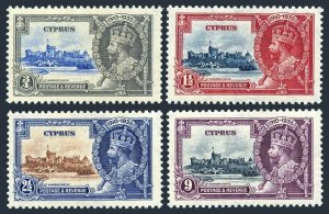 Cyprus 136-139,hinged.Mi 129-132. King George V silver jubilee of the reign,1935