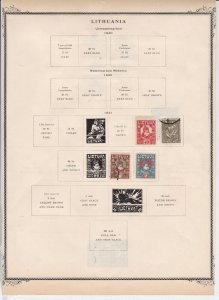 lithuania stamps page ref 17075 