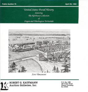 United States Postal History: Featuring The Northwest Col...