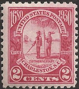 # 683 MNH - SCV-1.65 - Carmine Rose - Carolina-Charleston