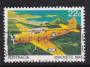 Australia 1980 -Aust Aircraft  Wackett 1941 22c used