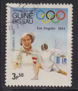 Guinea-Bissau 491 Olympic Fencing 1983