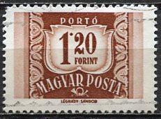 Hungary: 1965; Sc. # J263, O/Used, Perf. 11 1/2 x 12, Single Stamp