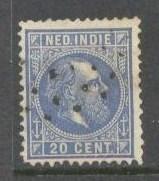 NETHERLANDS INDIES Sc# 12 USED FVF King William III