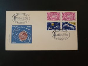 space Soyuz Apollo FDC Romania 1975